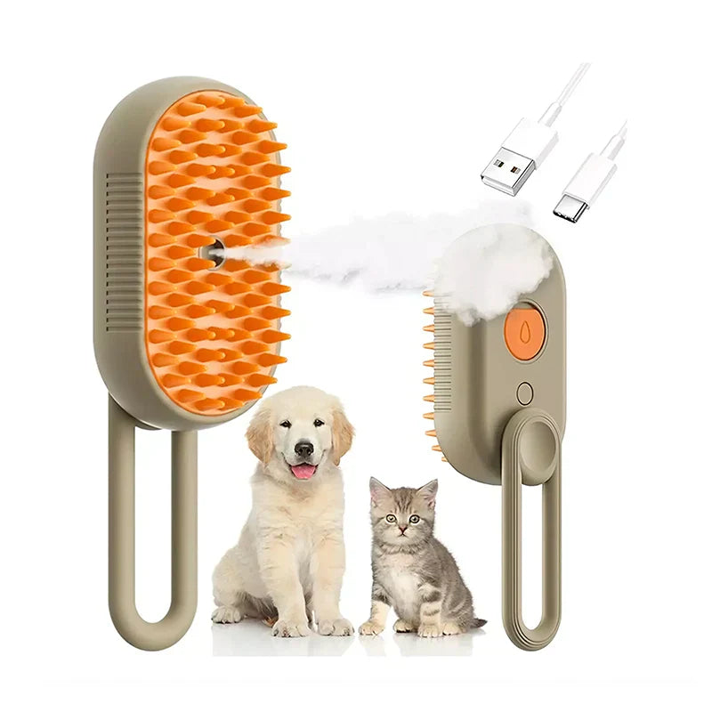 Cepillo a vapor para mascotas